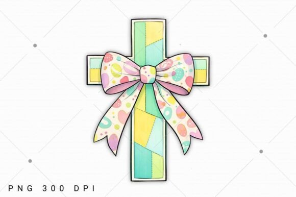 Brushstroke Christian Cross PNG for T-Shirt Designs