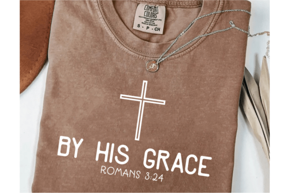 By His Grace Christian Faith SVG
