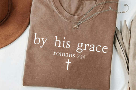 By His Grace Svg: A Thoughtful Embroidery Design