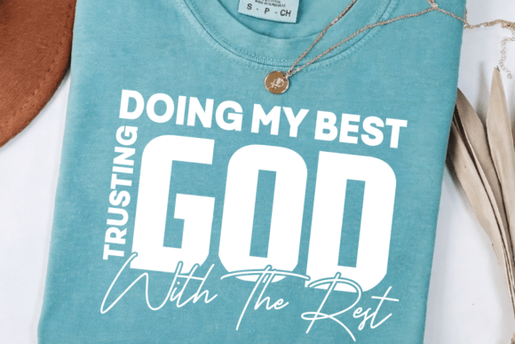 Christian God SVG: Trusting God Designs for T-Shirt Projects