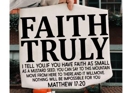 Faith Quotes SVG for T-Shirt Designs