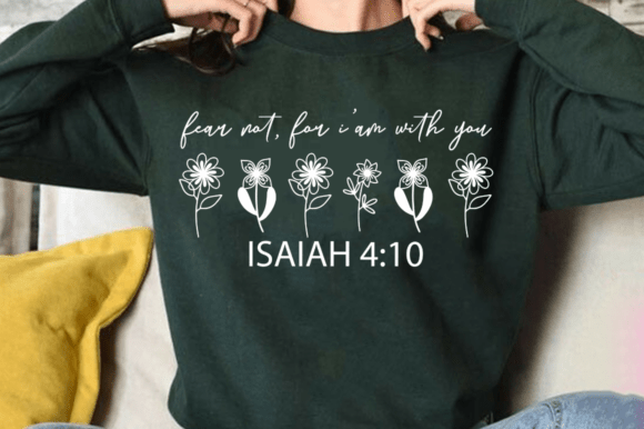 Fear Not Trendy Christian PNG SVG for T-Shirt Designs