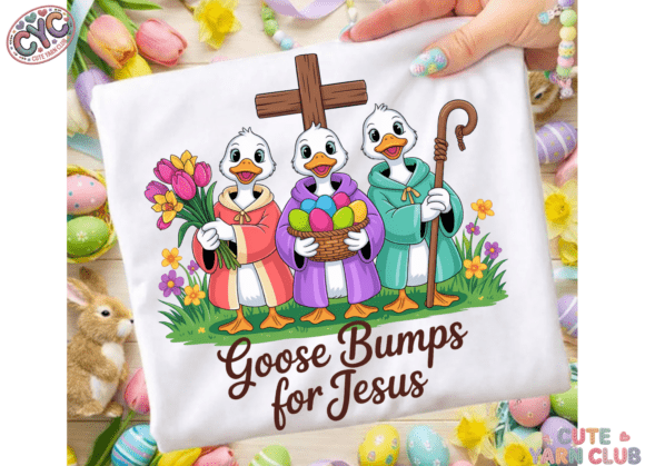 Goose Bumps for Jesus PNG, Christian Png for T-Shirt Designs