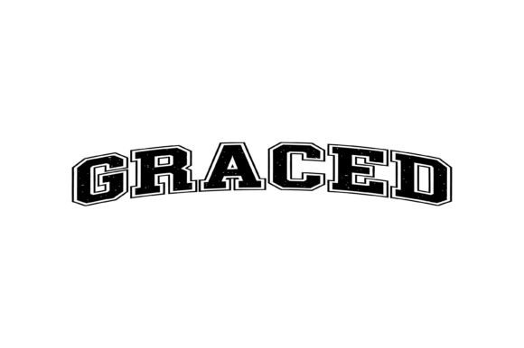 Graced Christian Faith Typography for T-Shirt Designs