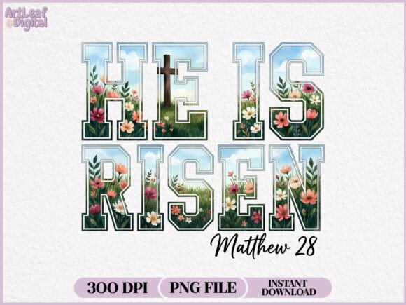 He is Risen Christian PNG