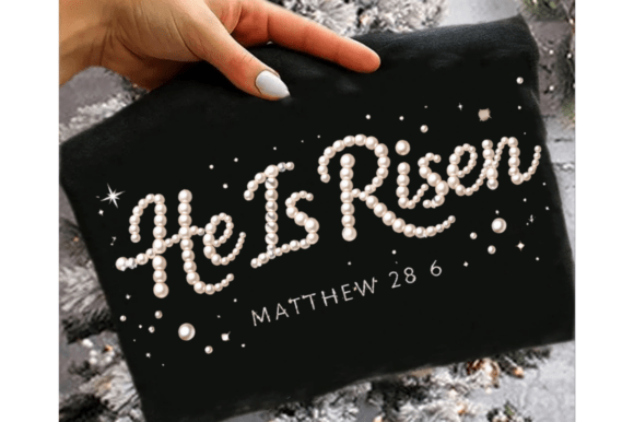 He Is Risen Png for T-Shirt Designs