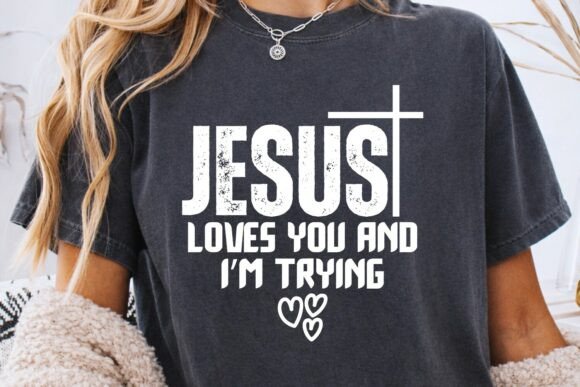 Jesus SVG: Christian Faith Shirt PNG & SVG T-Shirt Designs