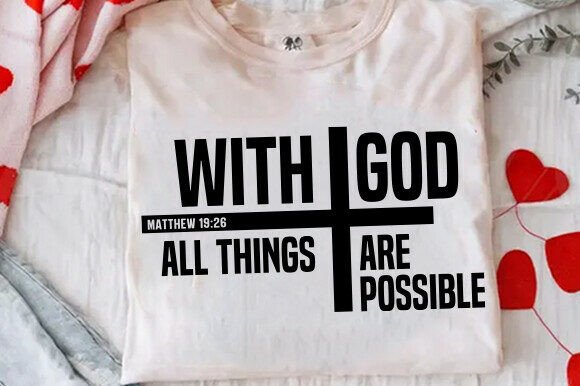 Matthew 19 SVG for T-Shirt Designs