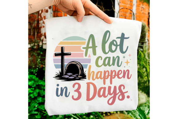 Retro Christian Easter PNG Bundle for T-Shirt Designs